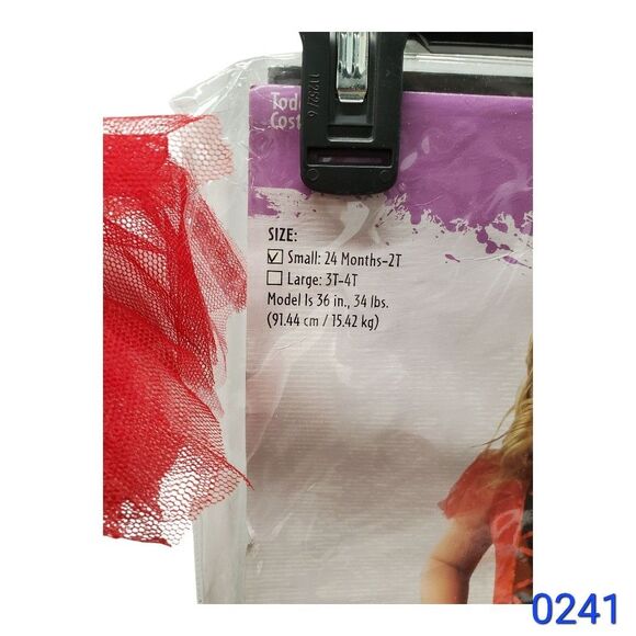 Devilina Toddler Costume - Size Small 24 m - 2T - 0241 - Picture 4 of 4